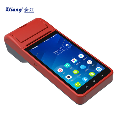 Handheld POS Android Payment Terminal Machine With QR Code Thermal Printer