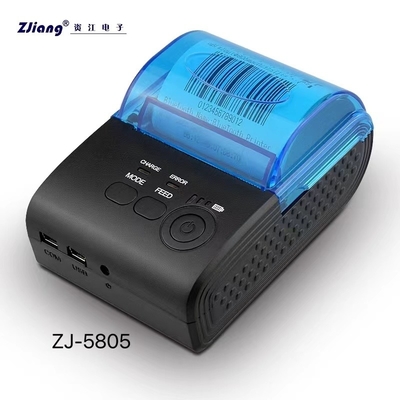 Mini Portable Waybill Printer Bluetooth Thermal Printer 58mm ZJ-5805