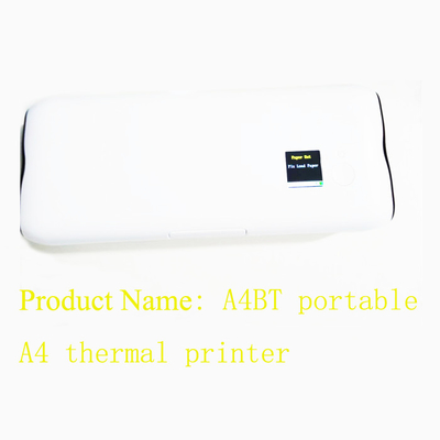 Bluetooth Mobile Printer A4 Thermal Label Printer for Android IOS Windows