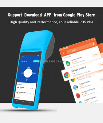 Bluetooth Android Handheld POS Terminal Machine