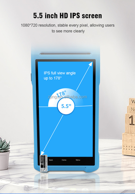Bluetooth Android Handheld POS Terminal Machine