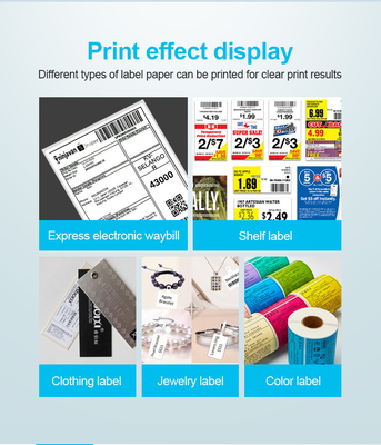 ESC POS Wireless 4 Inch Label Printer Thermal Printer For Shipping Labels
