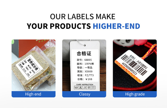 Barcode 80mm Portable Mini Thermal Printer Sticker Label Print