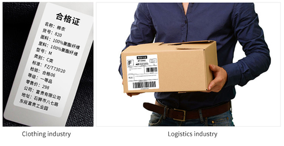 Barcode 80mm Portable Mini Thermal Printer Sticker Label Print