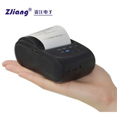 Portable 58mm Receipt Printer Thermal Bluetooth Restaurant Printer ZJ-5802