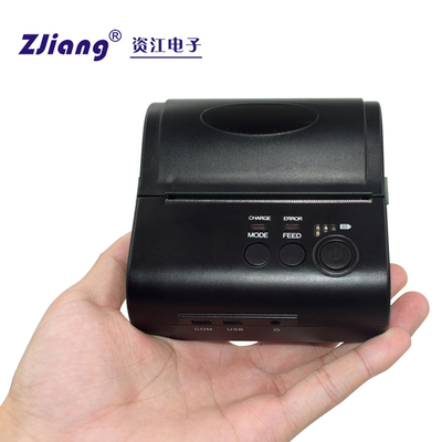 80mm 3inch Label Bluetooth Mini Thermal Printer For Barcode Qr Code Printing