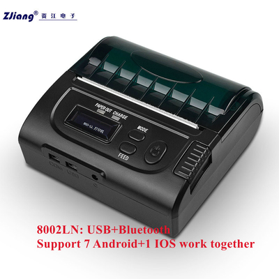 Portable Bluetooth 3 Inch 80mm Thermal Receipt Printer Wireless For Android