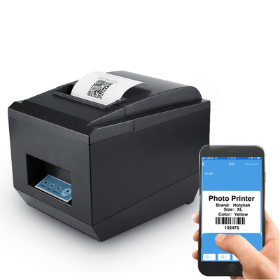 Mobile Wireless Thermal RS232 3 Inch 80mm Receipt Printer Wifi Lan For Kitchen