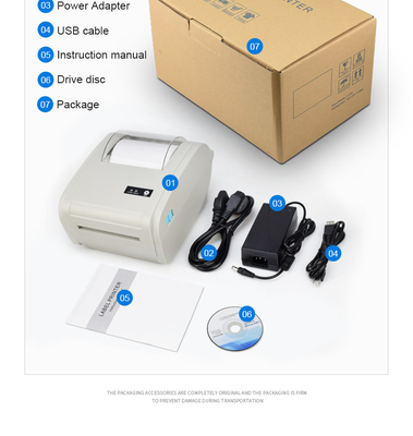 Thermal Postage Sticker Printer USB Barcode 4 inch Thermal Label Printer