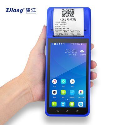 Android 8.1 PDA POS Terminal Mobile Handheld Mini With 58mm Printer