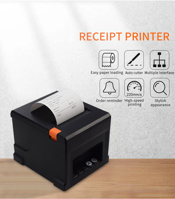 Thermal 220mm/S Speed 80mm Bill Receipt Printer With Auto Cutter