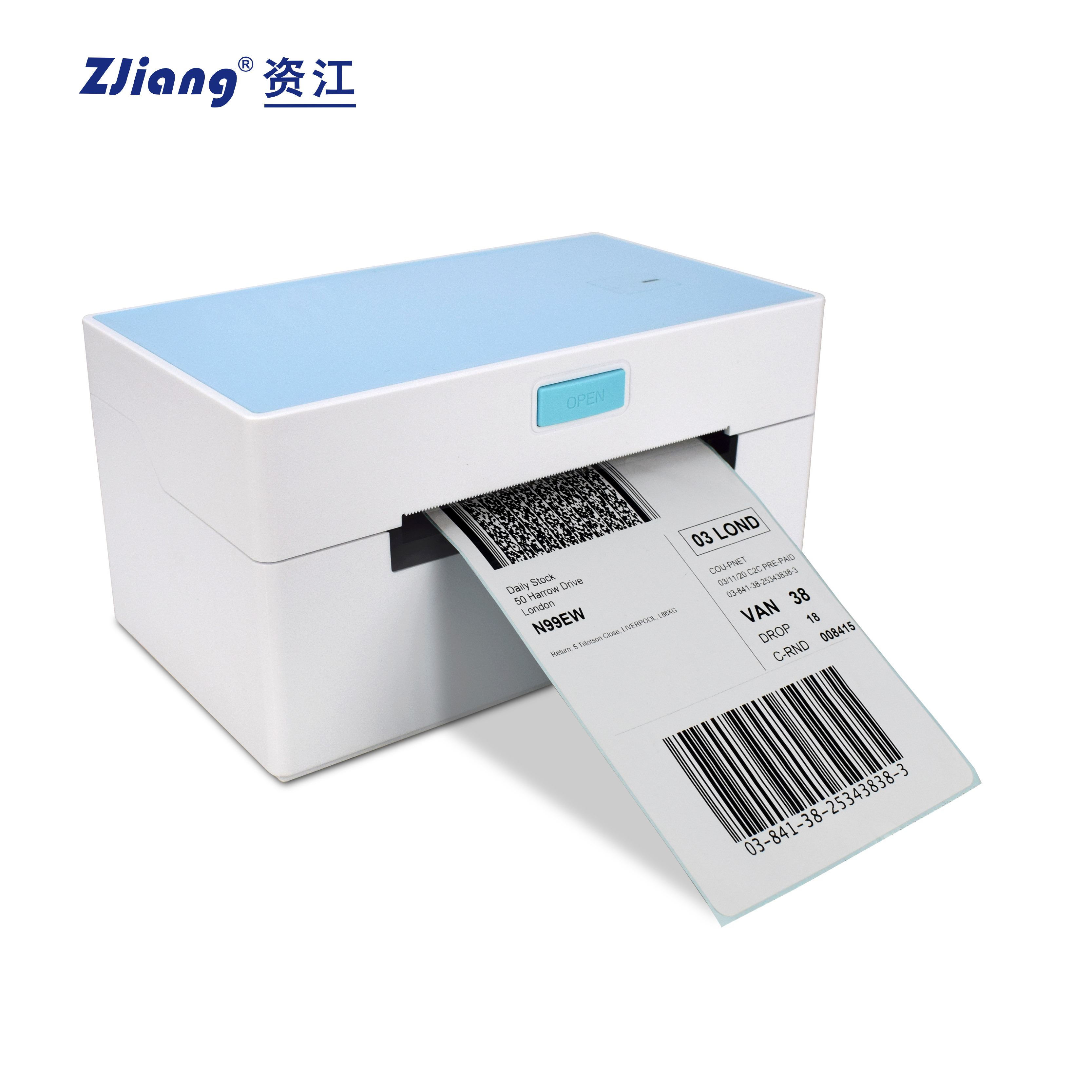 4 Inch Label ESC POS Wireless 4 Inch Label Printer Thermal Printer For Shipping Labels