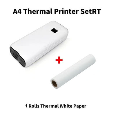 Small Wireless Thermal A4 Thermal Printer Support Windows Android System
